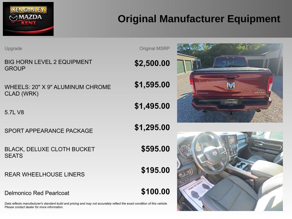 2020 RAM 1500 Big Horn/Lone Star