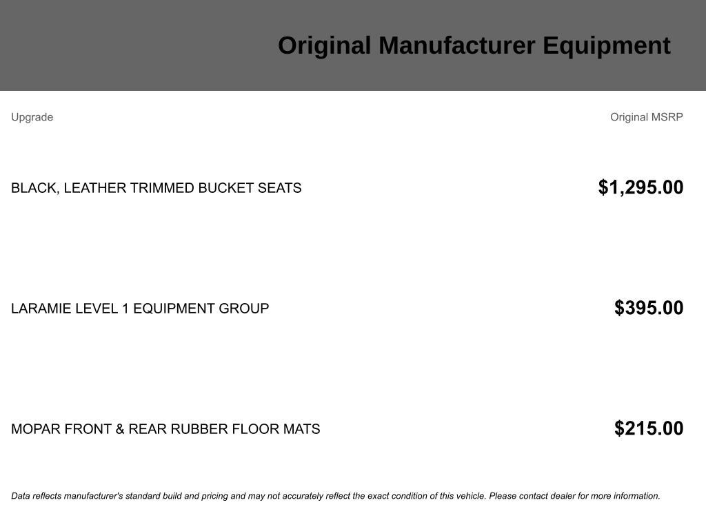 2025 RAM 1500 Laramie