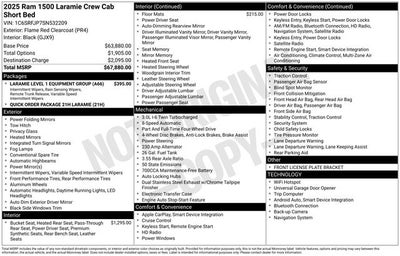 2025 RAM 1500 Laramie
