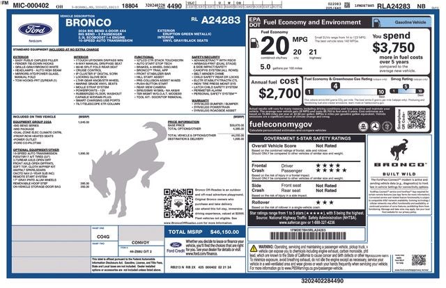 2024 Ford Bronco Big Bend