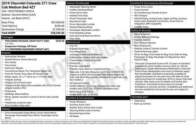 2019 Chevrolet Colorado Z71