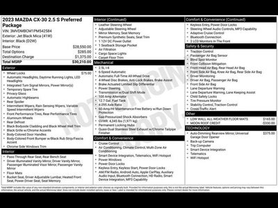 2023 Mazda Mazda CX-30 2.5 S Preferred Package