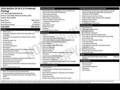 2024 Mazda Mazda CX-30 2.5 S Preferred Package