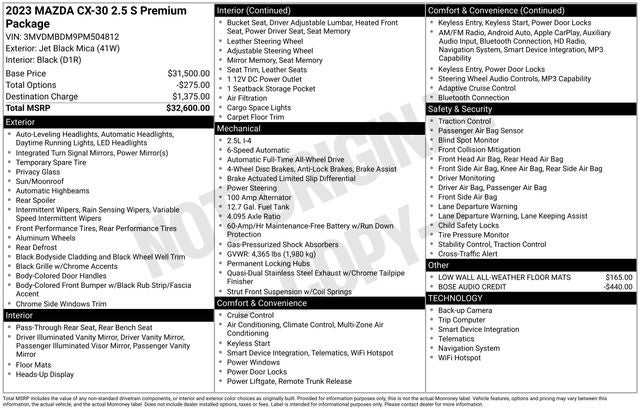 2023 Mazda Mazda CX-30 2.5 S Premium Package