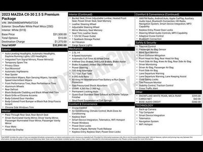 2023 Mazda Mazda CX-30 2.5 S Premium Package