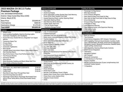 2023 Mazda Mazda CX-30 2.5 Turbo Premium Package