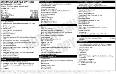 2026 Mazda Mazda CX-50 2.5 S Preferred