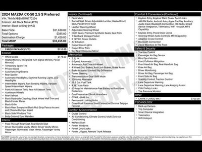 2024 Mazda Mazda CX-50 2.5 S Preferred Package