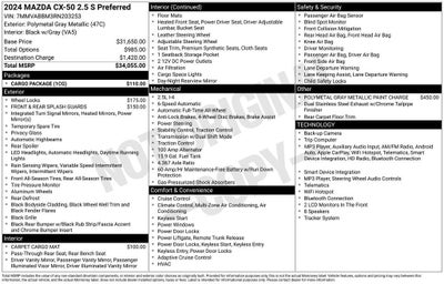 2024 Mazda Mazda CX-50 2.5 S Preferred Package