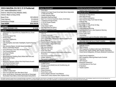2024 Mazda Mazda CX-50 2.5 S Preferred Package