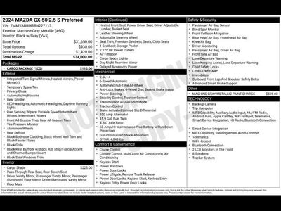 2024 Mazda Mazda CX-50 2.5 S Preferred Package
