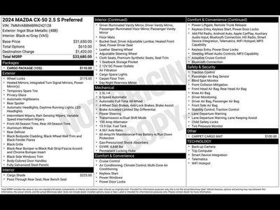 2024 Mazda Mazda CX-50 2.5 S Preferred Package