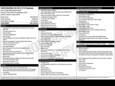 2025 Mazda Mazda CX-50 2.5 S Premium Package