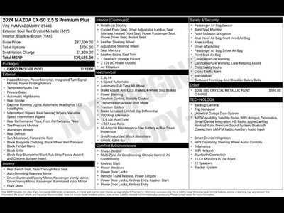 2024 Mazda Mazda CX-50 2.5 S Premium Plus Package