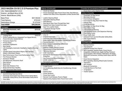 2023 Mazda Mazda CX-50 2.5 S Premium Plus Package