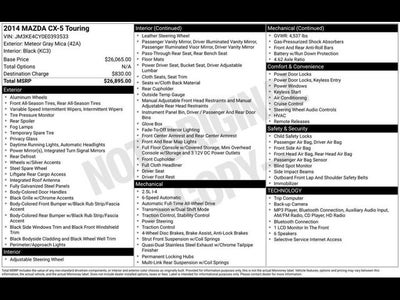 2014 Mazda Mazda CX-5 Touring