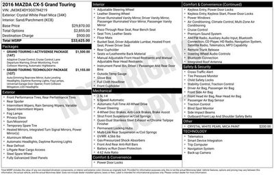 2016 Mazda Mazda CX-5 Grand Touring