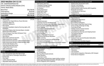 2023 Mazda Mazda CX-5 2.5 S