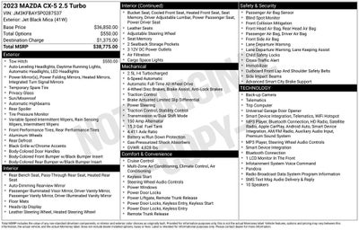2023 Mazda Mazda CX-5 2.5 Turbo