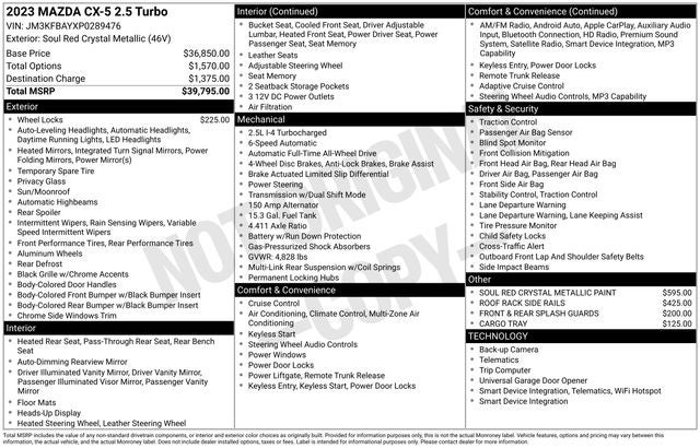 2023 Mazda Mazda CX-5 2.5 Turbo