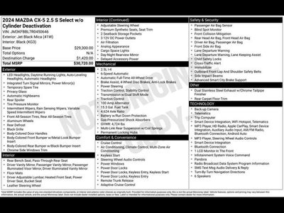 2024 Mazda Mazda CX-5 2.5 S Select Package