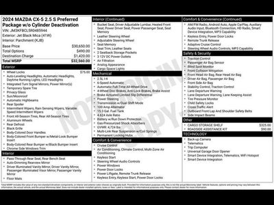 2024 Mazda Mazda CX-5 2.5 S Preferred Package