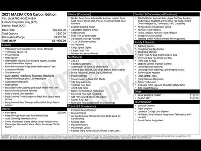 2021 Mazda Mazda CX-5 Carbon Edition