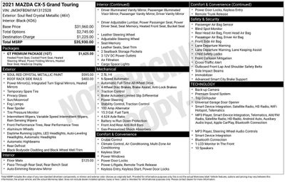 2021 Mazda Mazda CX-5 Grand Touring