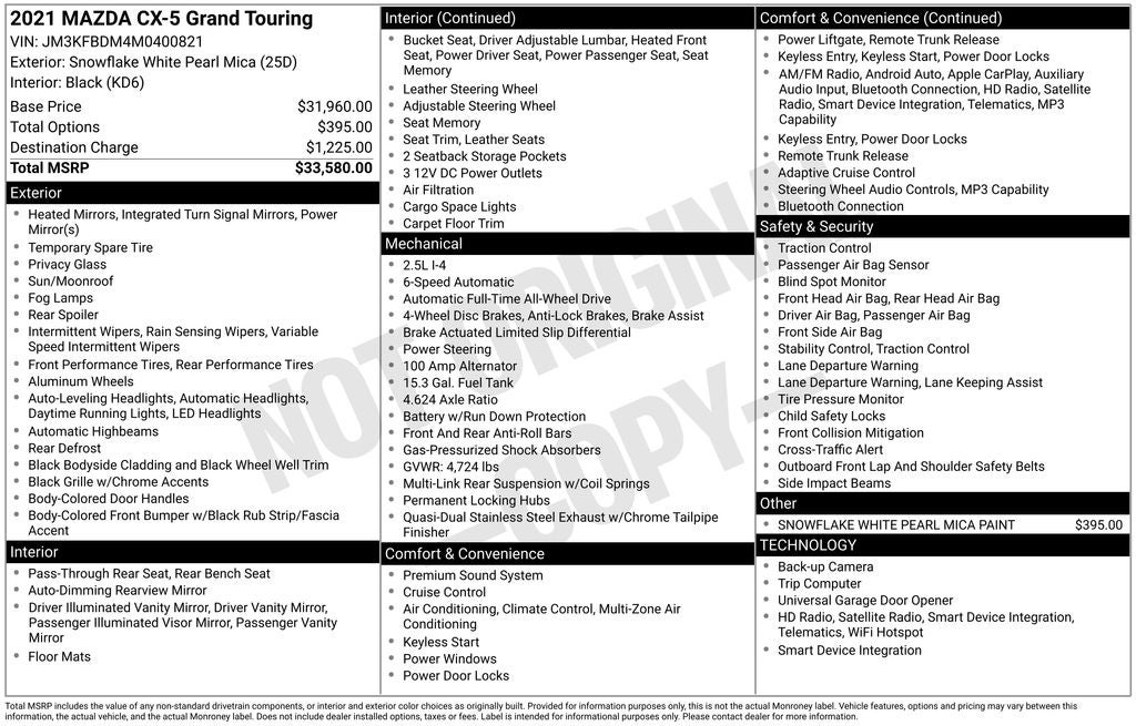 2021 Mazda Mazda CX-5 Grand Touring