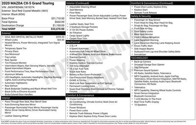 2020 Mazda Mazda CX-5 Grand Touring