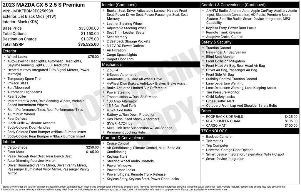 2023 Mazda Mazda CX-5 2.5 S Premium Package