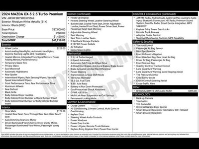 2024 Mazda Mazda CX-5 2.5 Turbo Premium