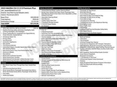 2023 Mazda Mazda CX-5 2.5 S Premium Plus Package