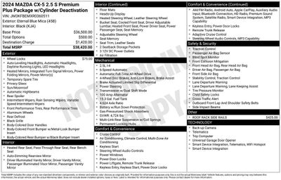 2024 Mazda Mazda CX-5 2.5 S Premium Plus Package