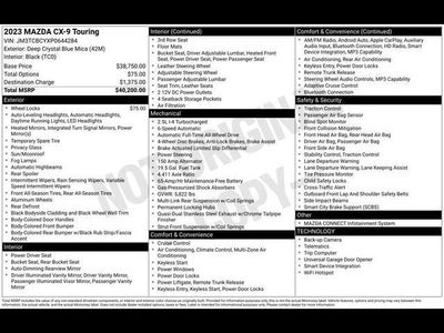 2023 Mazda Mazda CX-9 Touring