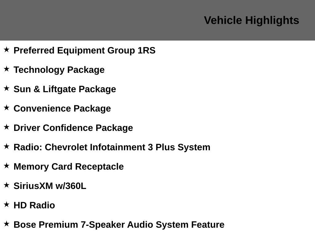 2022 Chevrolet TrailBlazer RS