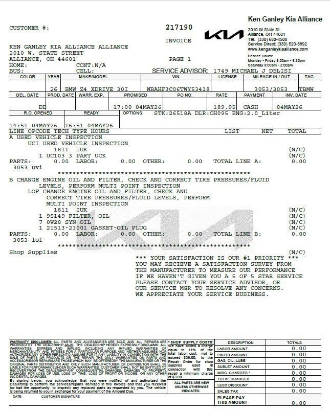 2026 BMW Z4 sDrive30i